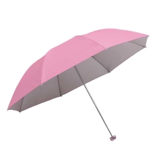 晴雨伞商务男女三折防晒防紫外线定制广告伞印刷LOGO