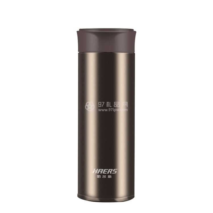 哈尔斯 保温杯 不锈钢真空办公水杯车载直身杯泡茶杯