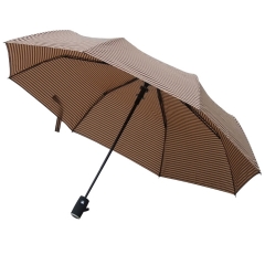 自动折叠伞晴雨伞三折伞男女通用条纹潮伞太阳伞创意雨伞