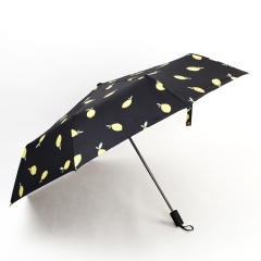 创意柠檬水果伞小清新太阳伞黑胶防晒防紫外线遮阳伞定制