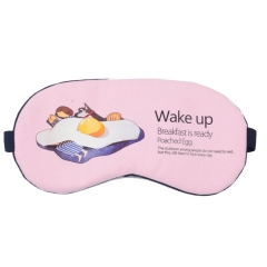 冰敷棉麻眼罩 冷热敷 睡眠卡通遮光护眼罩 可定制LOGO