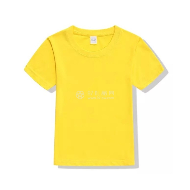 六一儿童活动t恤diy衣服手绘广告T恤衫纯棉小学生班服定制印logo