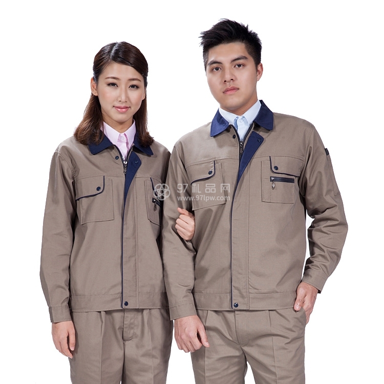 春秋新品长袖保安服 汽车维修服车间工装劳保工作服定制
