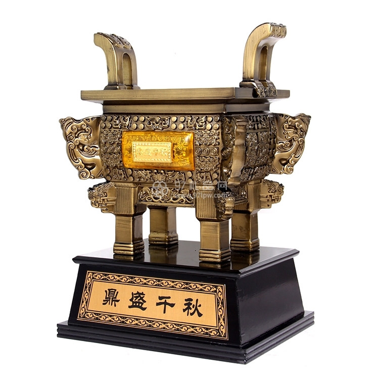 风水招财落地鼎摆件