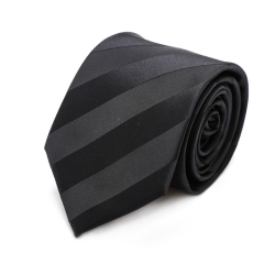 现货盒装西服领带 男士商务7CM黑色学生上班面试职业领带  logo定制