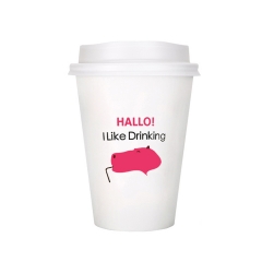 一次性咖啡纸杯外卖奶茶纸订制广告LOGO