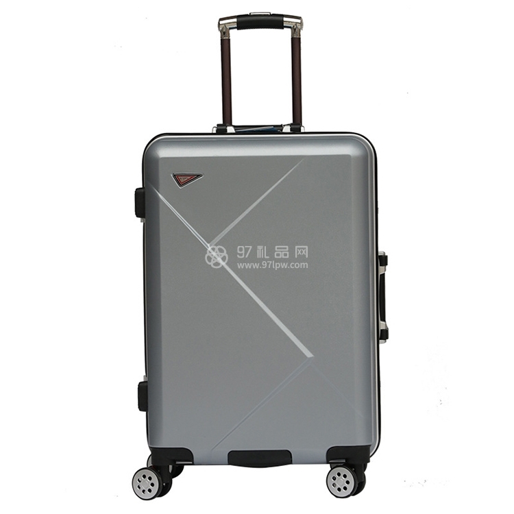 磨砂铝框行李箱男万向轮拉杆箱