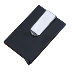 防盗刷铝制卡包自动名片盒多功能防磁卡套