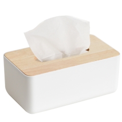 原色橡木纸巾实木盖纸巾盒客厅创意纸抽盒