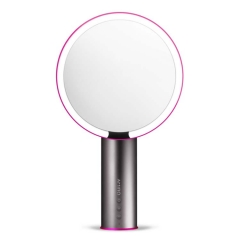 AMIRO化妆镜O系列小黑镜日光镜LED化妆灯台灯镜子带灯台式公主镜