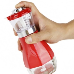 挤压式油壶 定量防漏玻璃瓶油瓶酱油瓶500ml