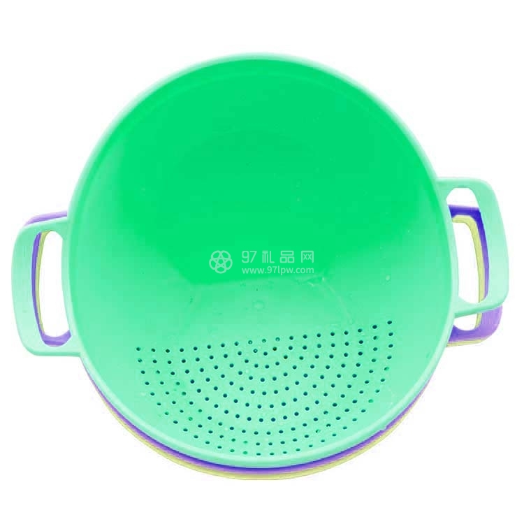 加厚PP淘米器蔬果蓝沥水篮洗菜盆滤水篮塑料厨房菜篮子客厅水果盘