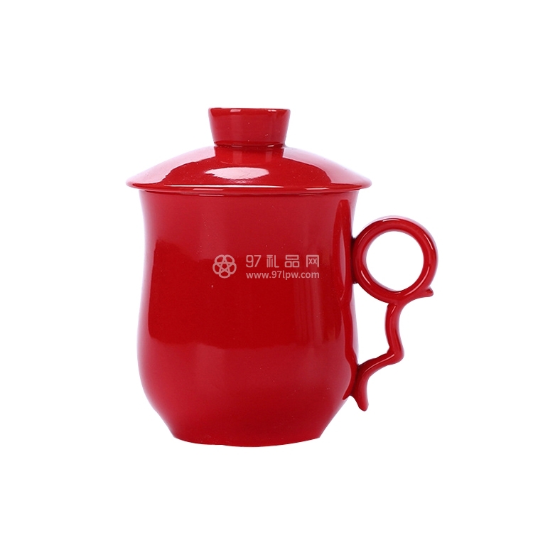陶瓷会议茶杯过滤口杯