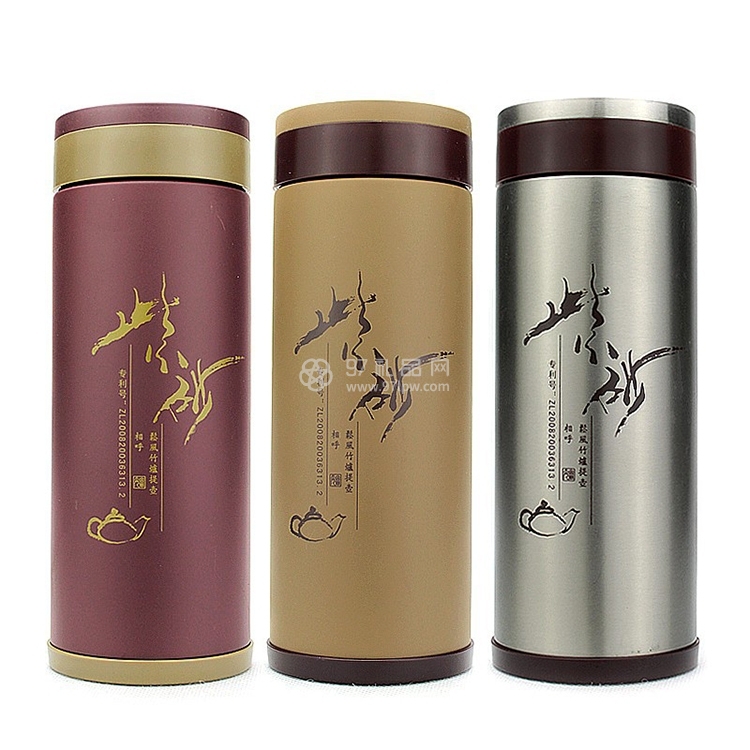 供应富光富光杯子茗派生态杯 不锈钢紫砂内胆杯
