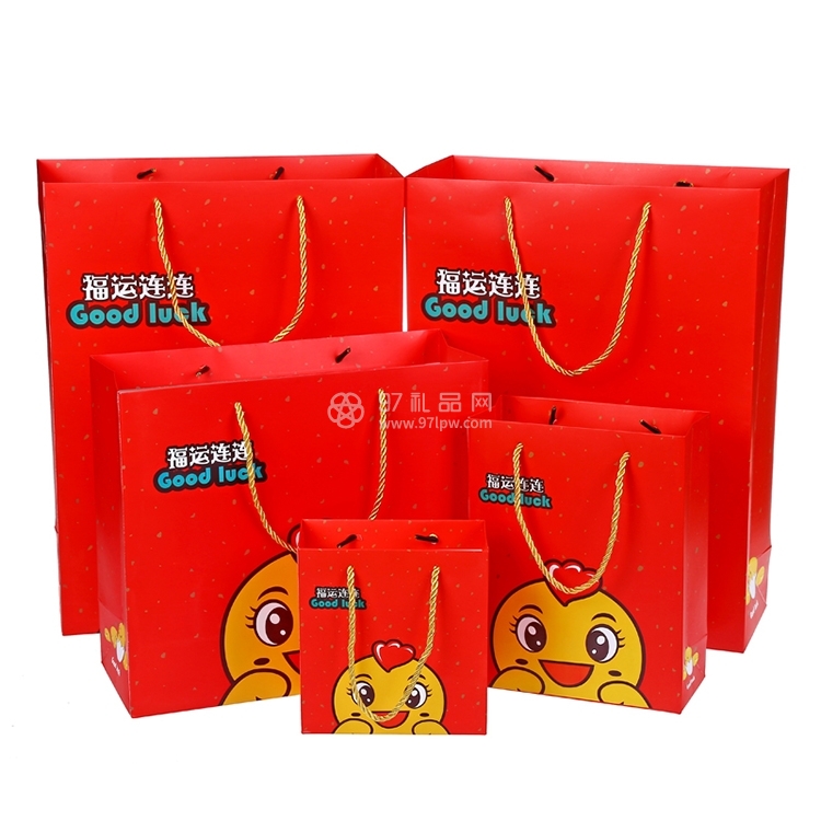 礼品袋新年礼物袋纸袋手提袋红色礼品袋