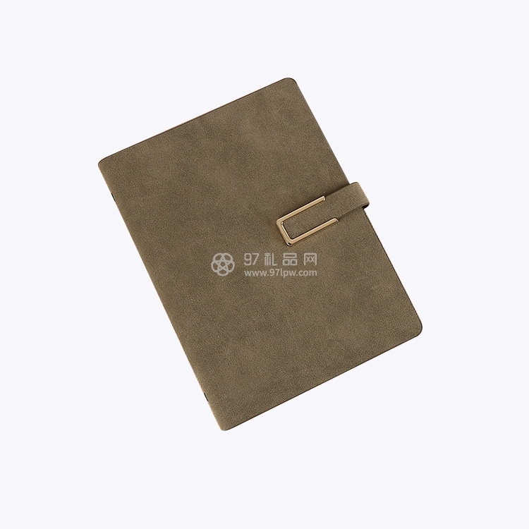 记事本 活页笔记本定制logo羊巴皮商务创意文具本子办公用品