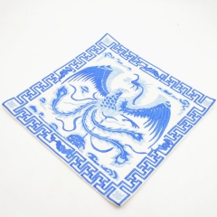 中国民族特色装饰绣片 贵妃服装摆设鼠标垫凤凰 logo印制