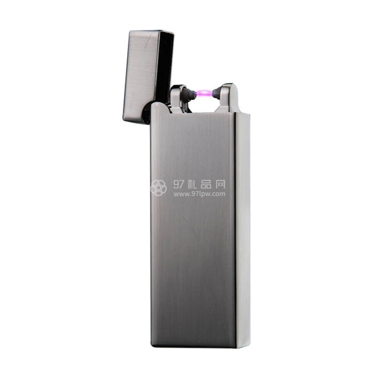 USB充电打火机超薄防风电弧打火机 金属广告打火机