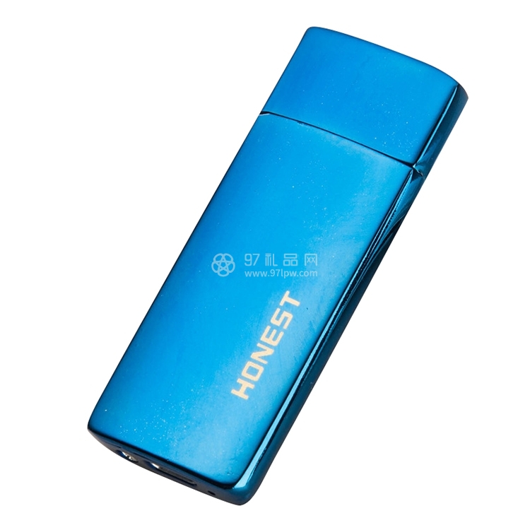 USB电子点烟器 金属双面充电打火机mini超薄USB打火机防风