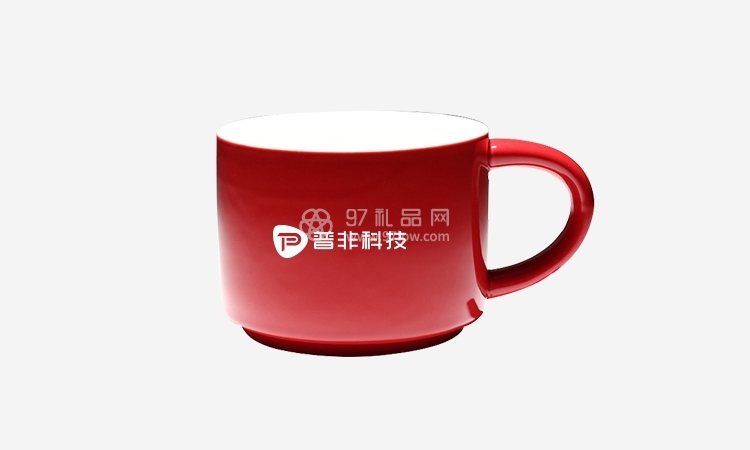 普非信息咖啡杯定制logo