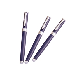 商务金属钢笔 吸墨式抽胆钢笔 纯色可印LOGO 广告笔P39