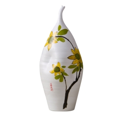 景德镇陶瓷工艺品创意摆件礼品花瓶 中式 三件套logo定制