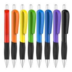 定制笔logo广告中性笔定做0.5mm黑色按动办公水笔