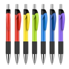 中性笔厂家定做按压个性广告笔logo 0.5mm黑色创意塑料水笔