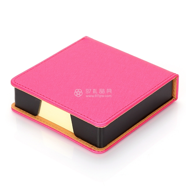 便签盒PU商务组合塑料便利贴创意便笺本纸砖定制logo