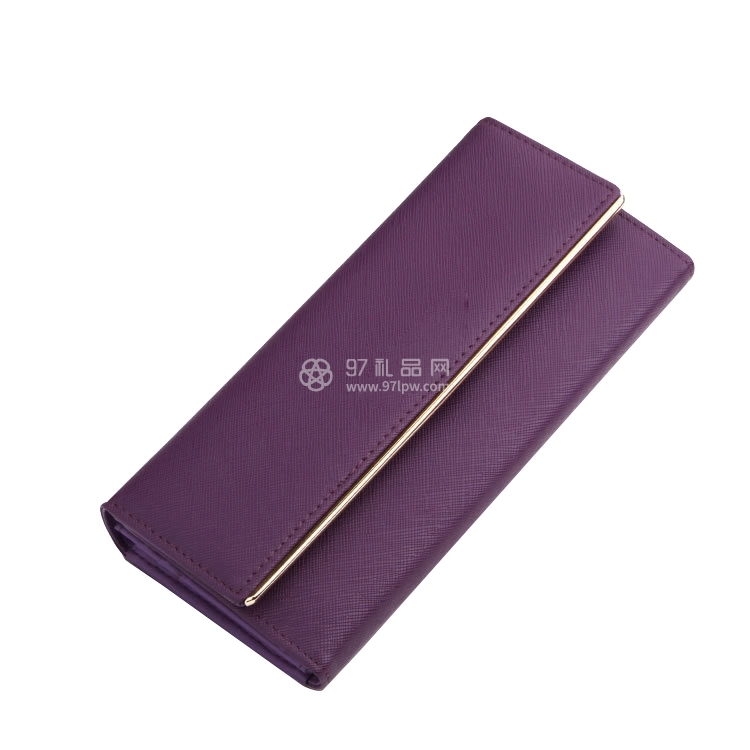 女士钱包真皮韩版新款牛皮钱包女长款钱夹大容量三折皮夹