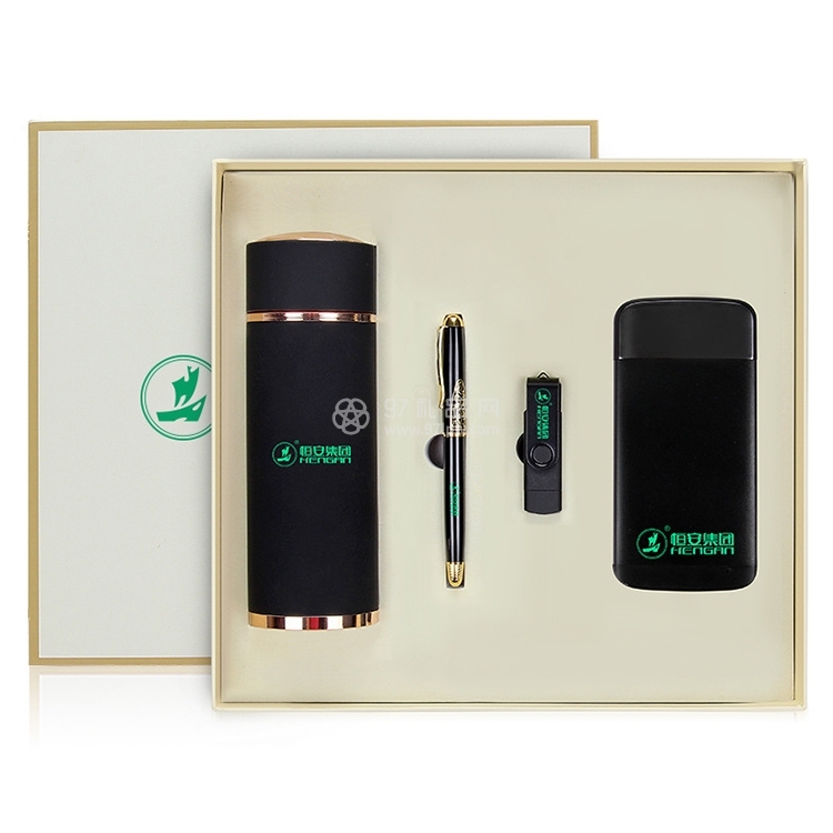 创意实用活动礼品定制logo保温杯套装商务