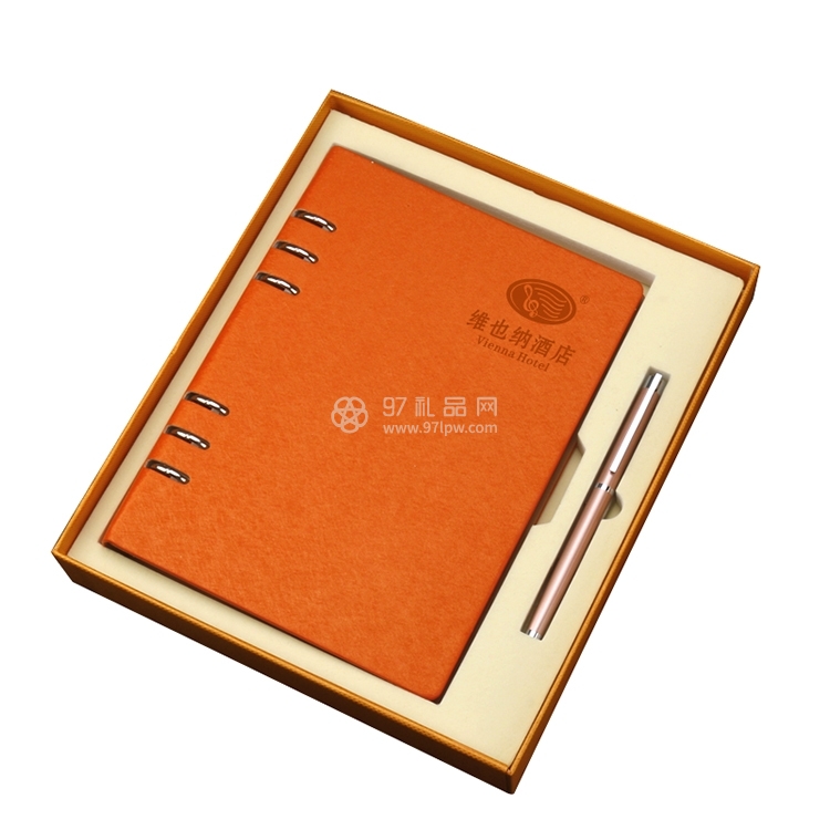 笔记本商务套装定制logo