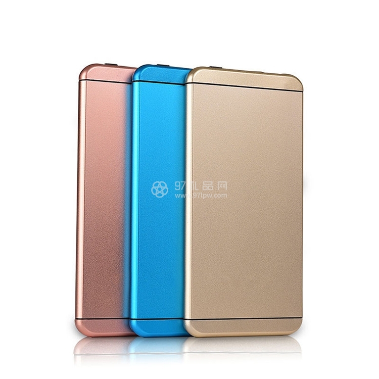 聚合物超薄移动电源6000mAh金属礼品充电宝
