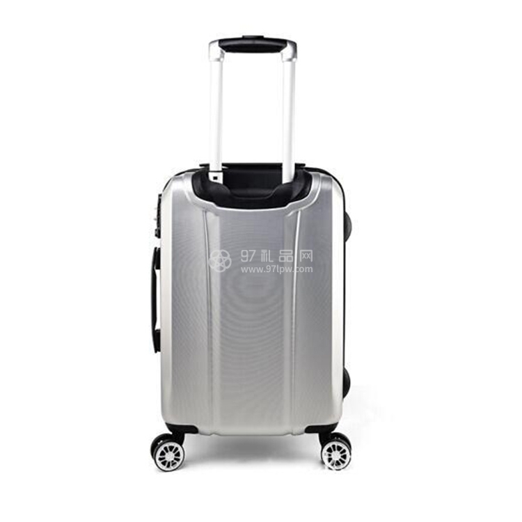 外交官拉杆箱DS-1293B银色/黑色20寸旅行箱