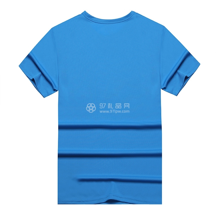 0568冰丝棉速干圆领学生班服定制图案LOGO