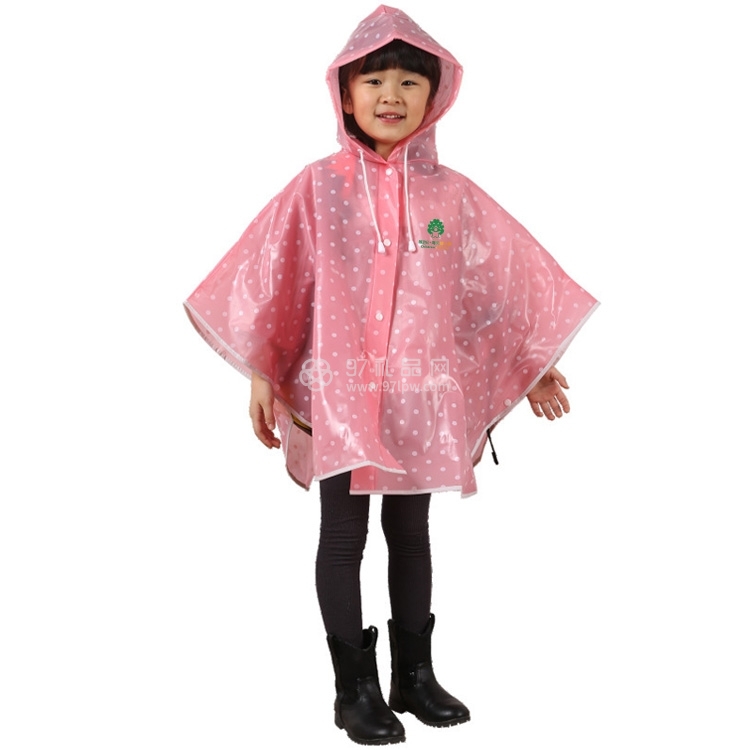学生雨衣EVA儿童斗篷雨衣logo定制