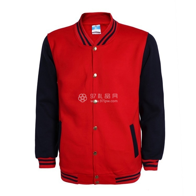 卫衣开衫加绒厚外套棒球服定制