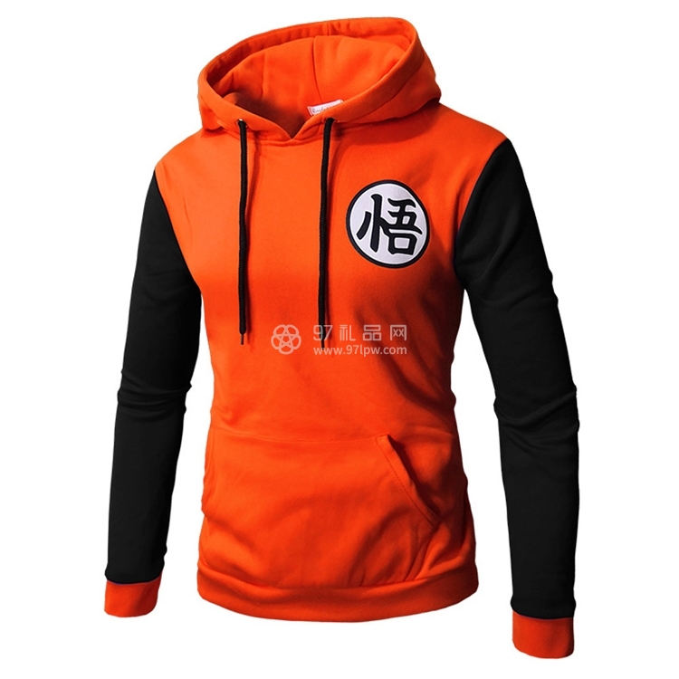 休闲棒球服卫衣悟空印花6色定制