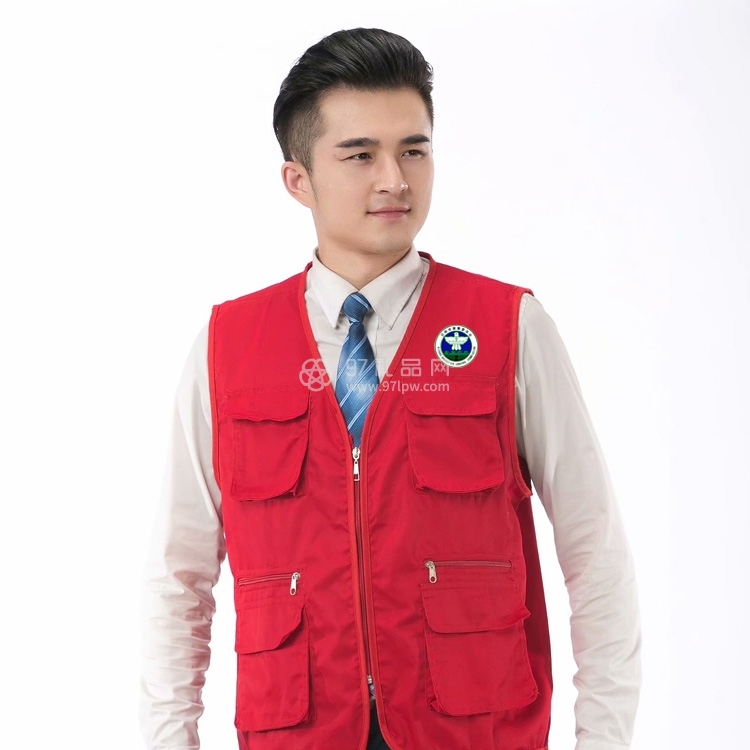 多口袋工服马甲实用马甲定制logo