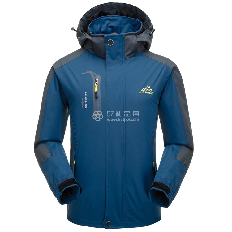 男薄款冲锋衣 户外登山服 防风外套潮 可定制logo