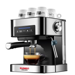 咖啡机家用小型意式半全自动拉花蒸汽式打奶泡 可定制LOGO