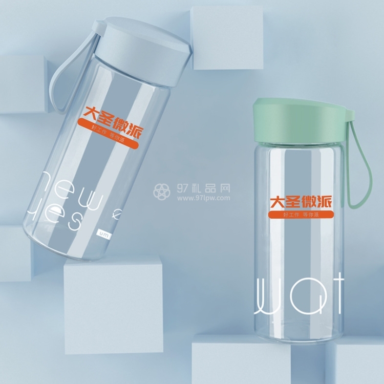 大圣微派定制简约玻璃杯创意时尚杯子 可定制logo