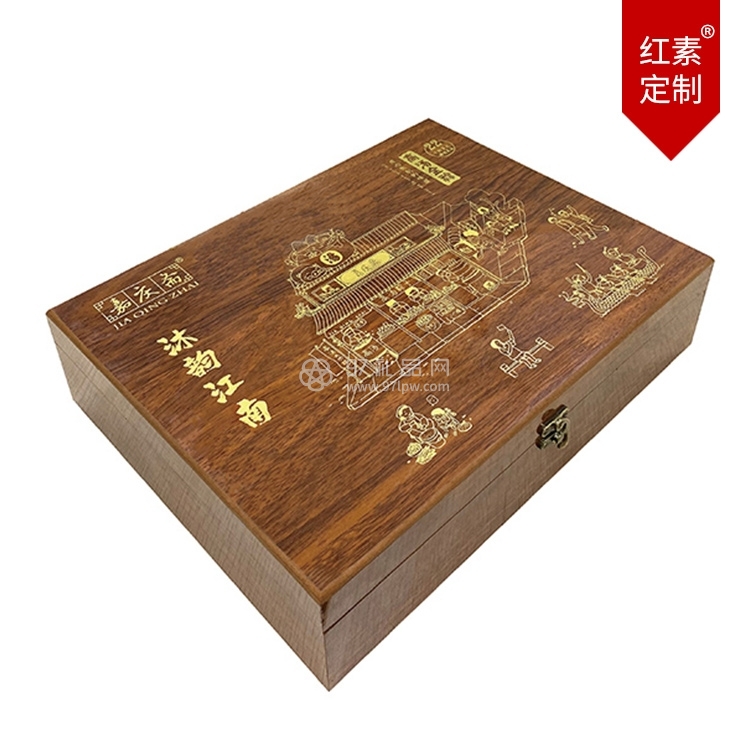 沐韵江南木盒粽子