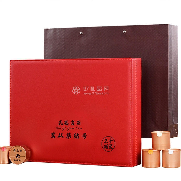 茶叶礼盒30种口味春茶武夷岩茶茶叶