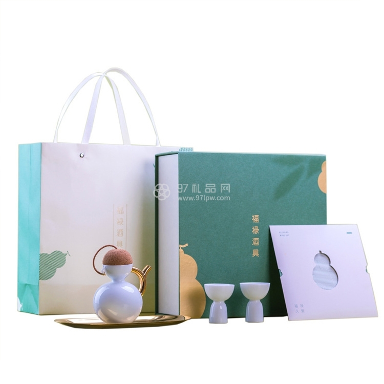 国潮陶瓷酒具套装酒杯分酒器